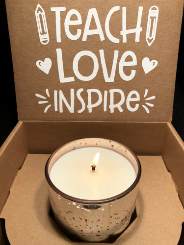 Teacher Appreciation Gift Box <br>Soy Candle